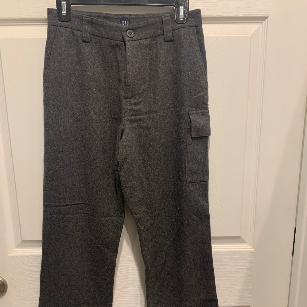 Gap gray wool boot cut dress pants